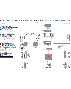 Wow Trim ® - 40 Pcs Basic Dash Kit (E-HACV05C)