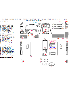 Wow Trim ® - 40 Pcs Full Dash Kit (CTCD04E)