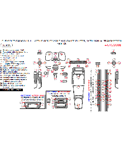 Wow Trim ® - 40 Pcs Main Dash Kit (CTCO10E)