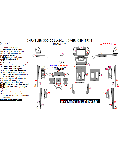 Wow Trim ® - 41 Pcs Cover OEM Basic Dash Kit (CR3011A)