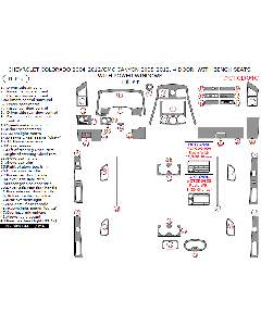 Wow Trim ® - 41 Pcs Full Dash Kit (CTCD04C)