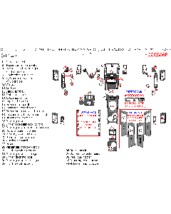Wow Trim ® - 41 Pcs Full Dash Kit With 'CTS' Logo (CCCS06F)