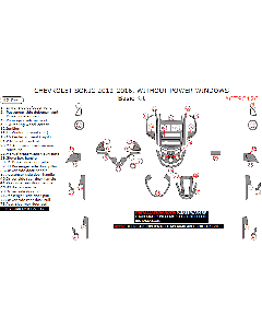 Wow Trim ® - 42 Pcs Basic Dash Kit (CTSC12C), Diagram
