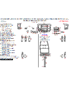 Wow Trim ® - 42 Pcs Basic Dash Kit (DERM06A)