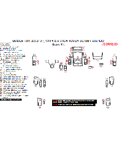 Wow Trim ® - 42 Pcs Basic Dash Kit (DERM13D)