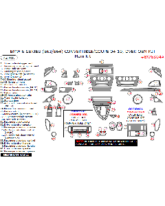 Wow Trim ® - 42 Pcs Cover OEM Main Dash Kit (BW6S04A)