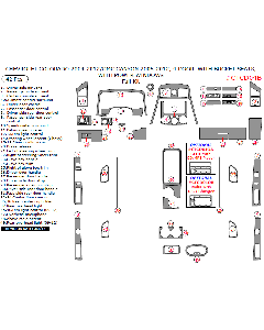 Wow Trim ® - 42 Pcs Full Dash Kit (CTCD04B)
