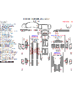 Wow Trim ® - 42 Pcs Full Dash Kit (DECR11B)