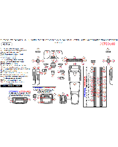 Wow Trim ® - 42 Pcs Main Dash Kit (CTCO10D)