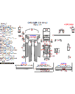 Wow Trim ® - 43 Pcs Basic Dash Kit (CR3008A)