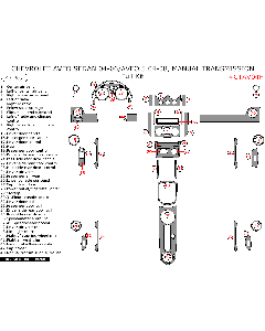Wow Trim ® - 43 Pcs Full Dash Kit (CTAV04F), Diagram