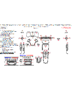 Wow Trim ® - 43 Pcs Main Dash Kit (CTCO13A)