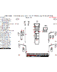 Wow Trim ® - 44 Pcs Basic Dash Kit (CTTS13A)
