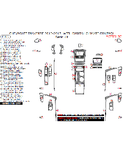 Wow Trim ® - 44 Pcs Basic Dash Kit (CTTS13C)