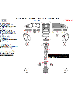 Wow Trim ® - 44 Pcs Full Dash Kit (CRPT06C)