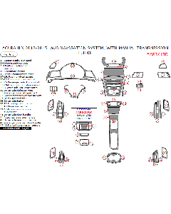 Wow Trim ® - 45 Pcs Full Dash Kit (ARIX13D)