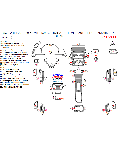 Wow Trim ® - 45 Pcs Full Dash Kit (ARIX13F)