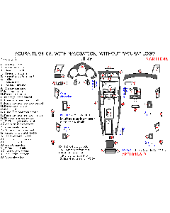 Wow Trim ® - 45 Pcs Full Dash Kit (ARTL04N)