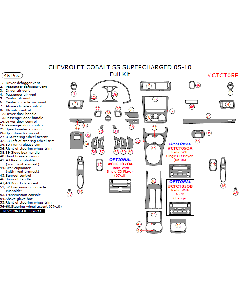 Wow Trim ® - 45 Pcs Full Dash Kit (CTCT05F)