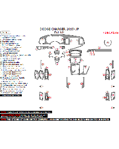 Wow Trim ® - 45 Pcs Full Dash Kit (DECR15B)