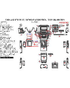 Wow Trim ® - 47 Pcs Cover Silver OEM Full Dash Kit (CCSS05D)