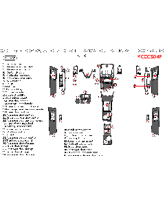 Wow Trim ® - 47 Pcs Full Dash Kit (CCCS04F), Diagram