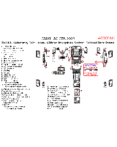 Wow Trim ® - 51 Pcs Full Dash Kit With Logo (CCCS03J)