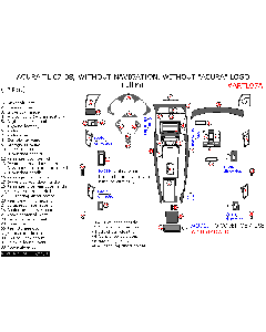 Wow Trim ® - 52 Pcs Full Dash Kit (ARTL07A)
