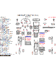 Wow Trim ® - 52 Pcs Full Dash Kit (CTCT05G)