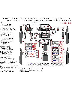 Wow Trim ® - 54 Pcs Full Dash Kit (CTBT03D)