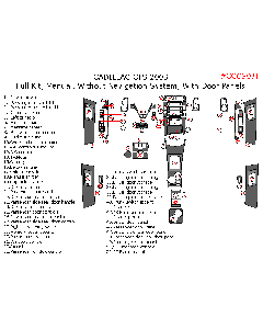 Wow Trim ® - 55 Pcs Full Dash Kit (CCCS03I)