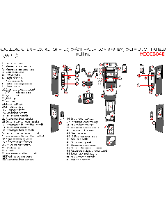 Wow Trim ® - 55 Pcs Full Dash Kit (CCCS04E)