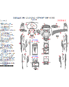 Wow Trim ® - 55 Pcs Full Dash Kit (CCSX10C)