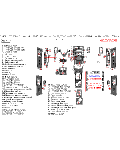 Wow Trim ® - 55 Pcs Full Dash Kit With 'CTS' Logo (CCCS04L)