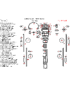 Wow Trim ® - 56 Pcs Full Dash Kit (CTHR06B)