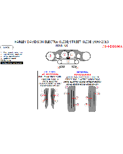 Wow Trim ® - 6 Pcs Main Dash Kit (B-HDEG96A)