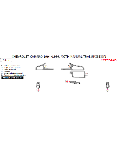 Wow Trim ® - 6 Pcs Main Dash Kit (CTCO94B)