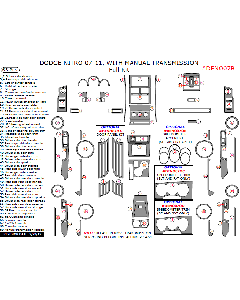 Wow Trim ® - 63 Pcs Full Dash Kit (DENO07B)