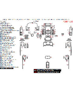 Wow Trim ® - 63 Pcs Full Dash Kit (DERM13E)