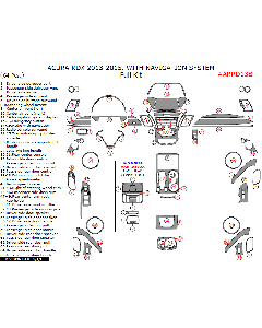 Wow Trim ® - 64 Pcs Full Dash Kit (ARRD13B)