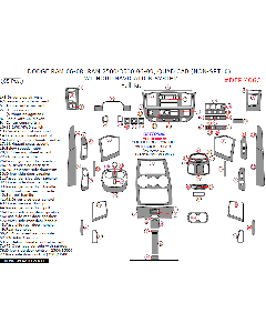 Wow Trim ® - 65 Pcs Full Dash Kit (DERM06C)