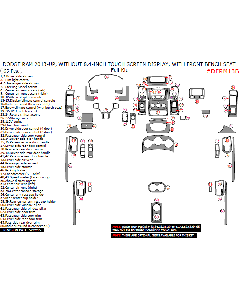 Wow Trim ® - 65 Pcs Full Dash Kit (DERM13B)