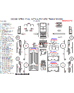 Wow Trim ® - 68 Pcs Full Dash Kit (DENO07D)