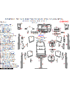 Wow Trim ® - 68 Pcs Full Dash Kit (DERM06D)