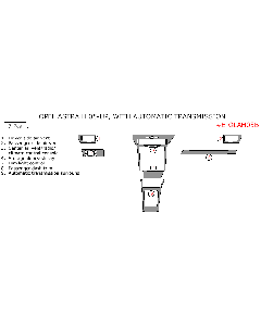 Wow Trim ® - 7 Pcs Main Dash Kit (E-OLAH05B)