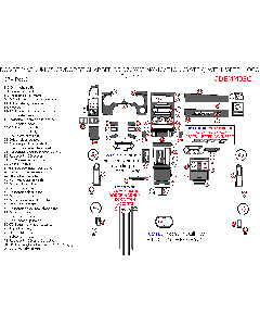 Wow Trim ® - 74 Pcs Full Dash Kit With 'SRT8' Logo (DEMM05G), Diagram