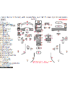 Wow Trim ® - 76 Pcs Full Dash Kit Without 'HEMI' Logo (CR3005K)