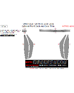 Wow Trim ® - 8 Pcs Optional Front Dash And Door Trim (CTCO10OB)