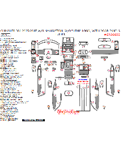 Wow Trim ® - 83 Pcs Full Dash Kit Without 'HEMI' Logo (CR3005D)