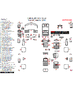 Wow Trim ® - 84 Pcs Match OEM Full Dash Kit (CR3008D)